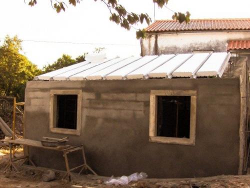 Roof insulation.