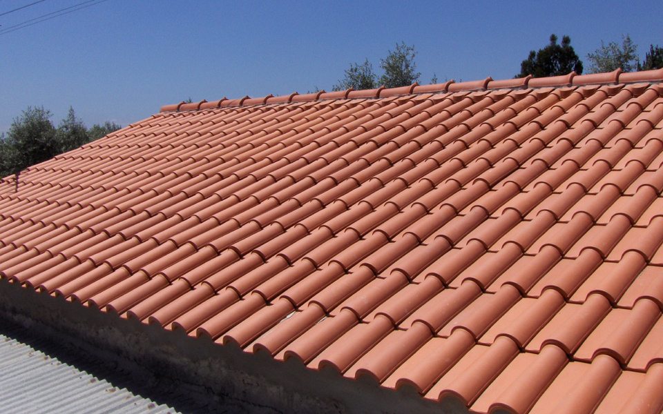 New wooden roof completed